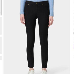 Ultra soft Hue black denim lined leggings